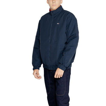 Blue Polyamide Jackets & Coat