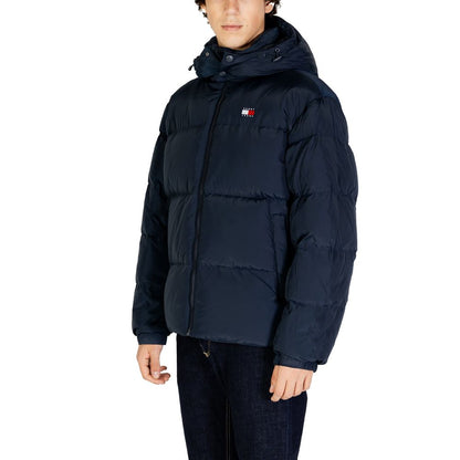 Blue Recycled Polyester Jackets & Coat