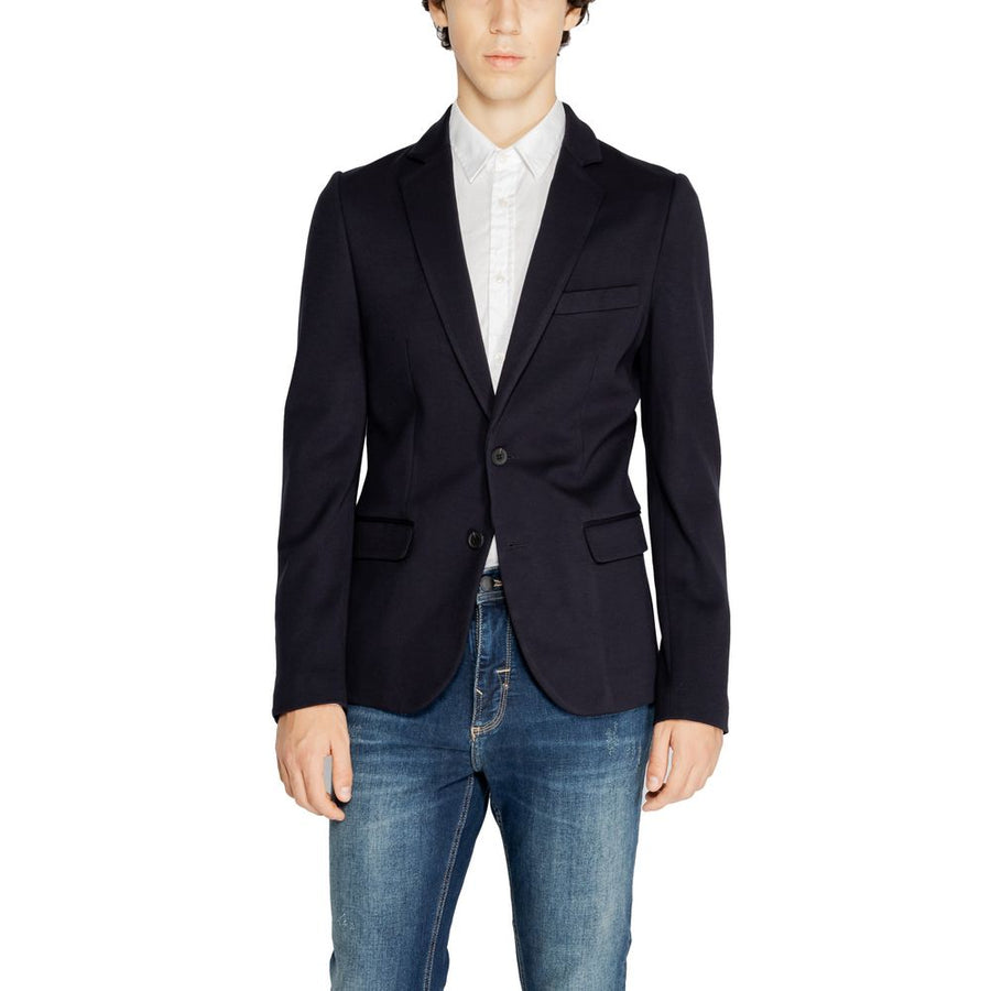 Blue Viscose Blazer