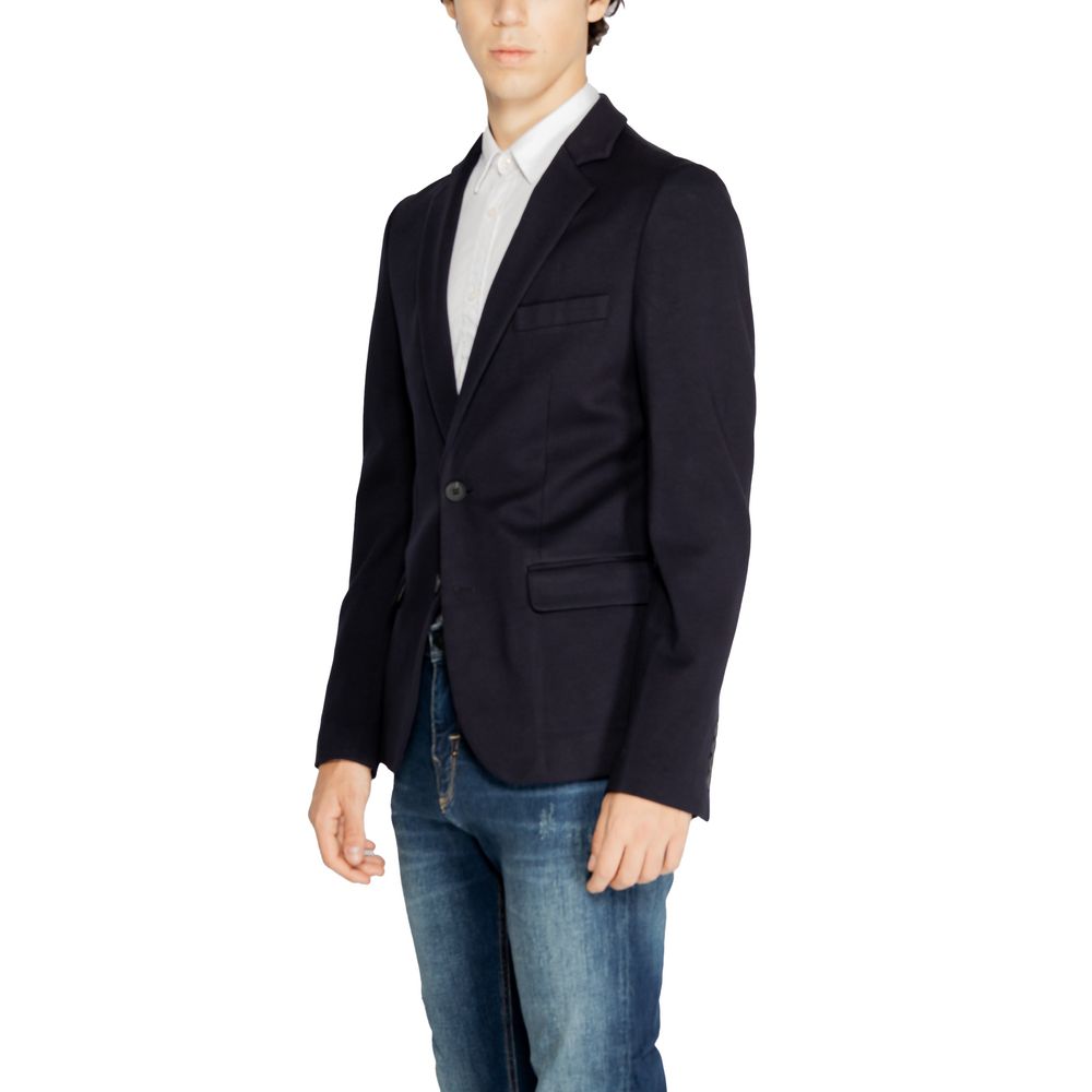 Blue Viscose Blazer