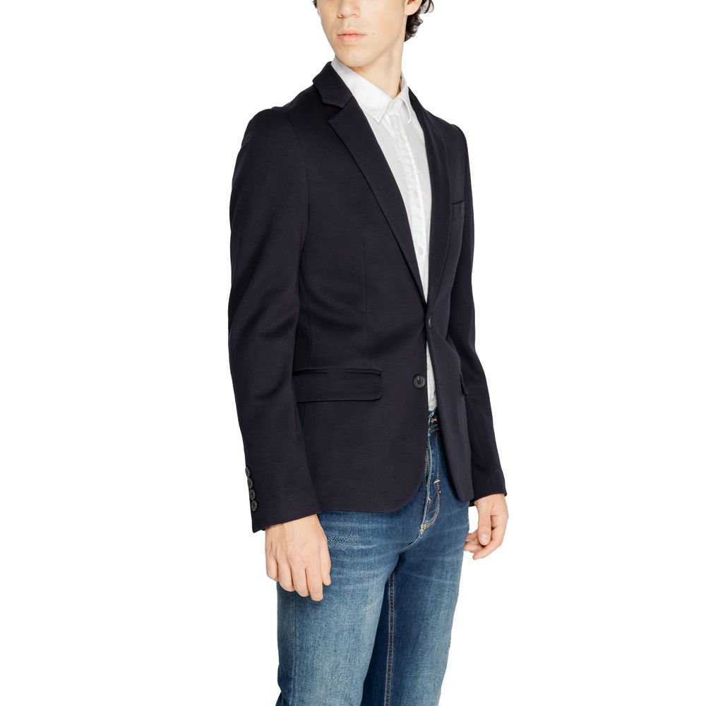 Blue Viscose Blazer