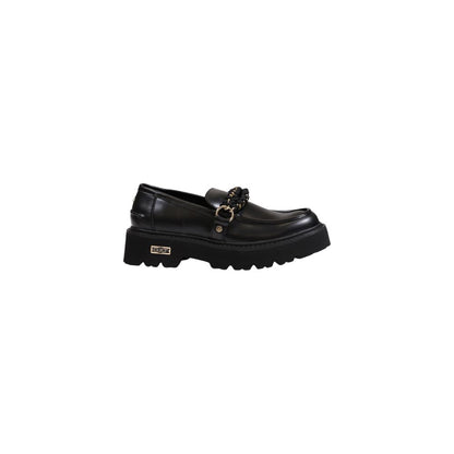 Black Leather Platform
