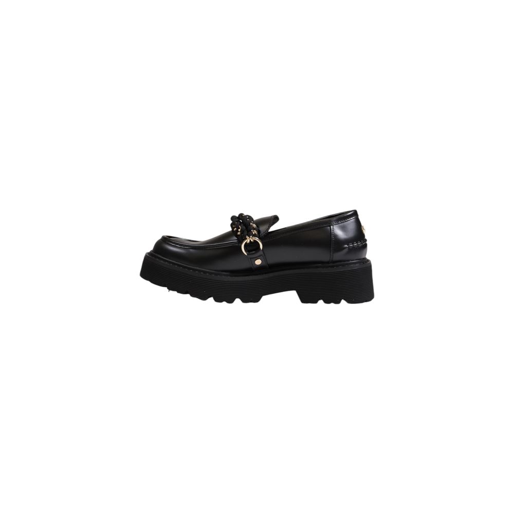 Black Leather Platform