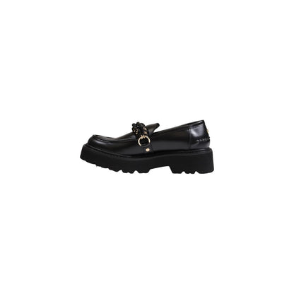 Black Leather Platform