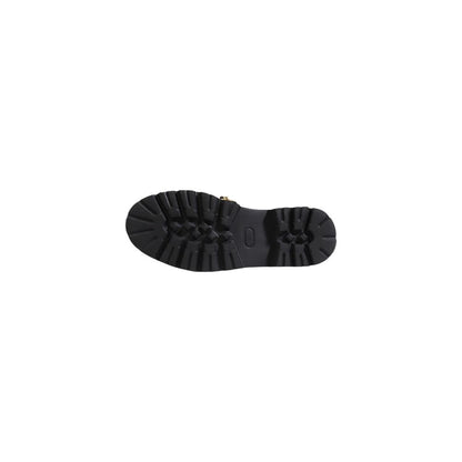 Black Leather Platform