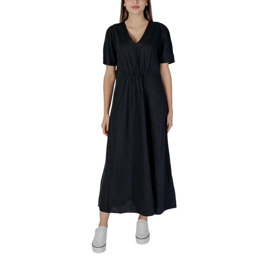 Black Linen Long
