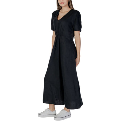Black Linen Long