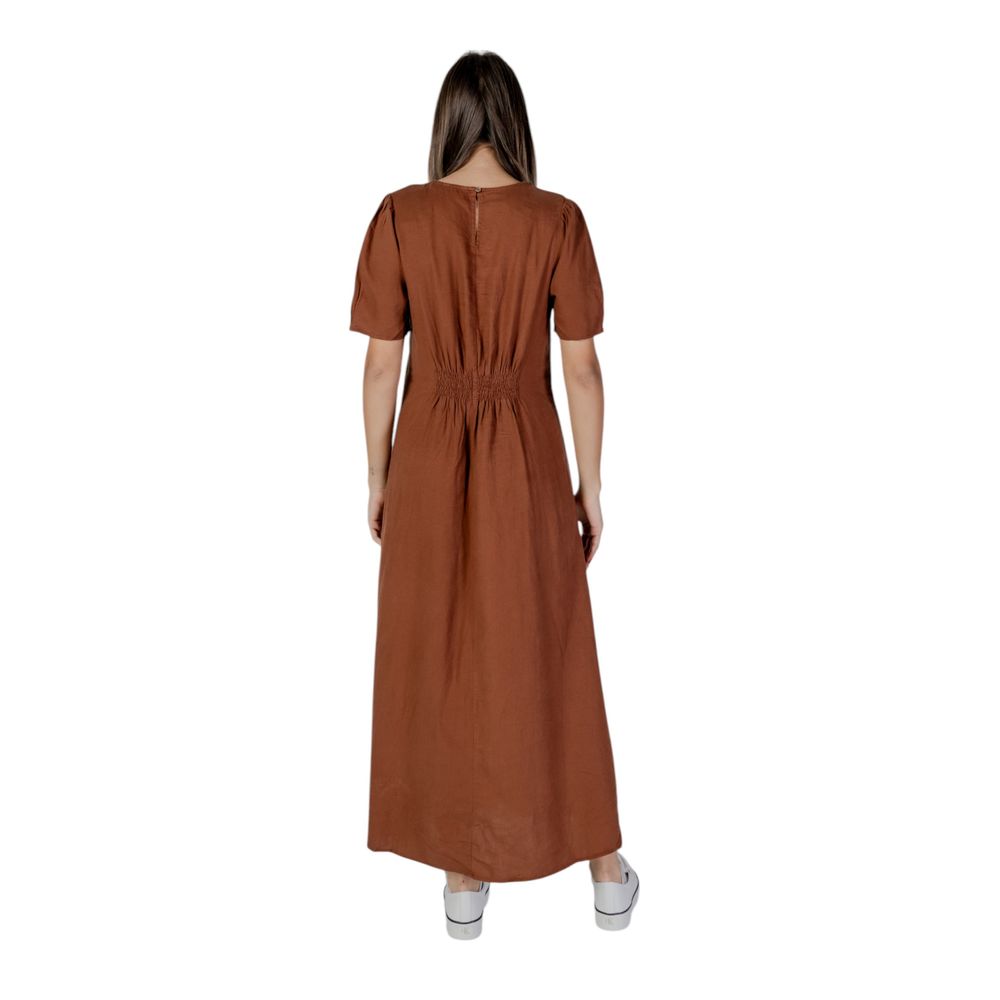 Brown Linen Long