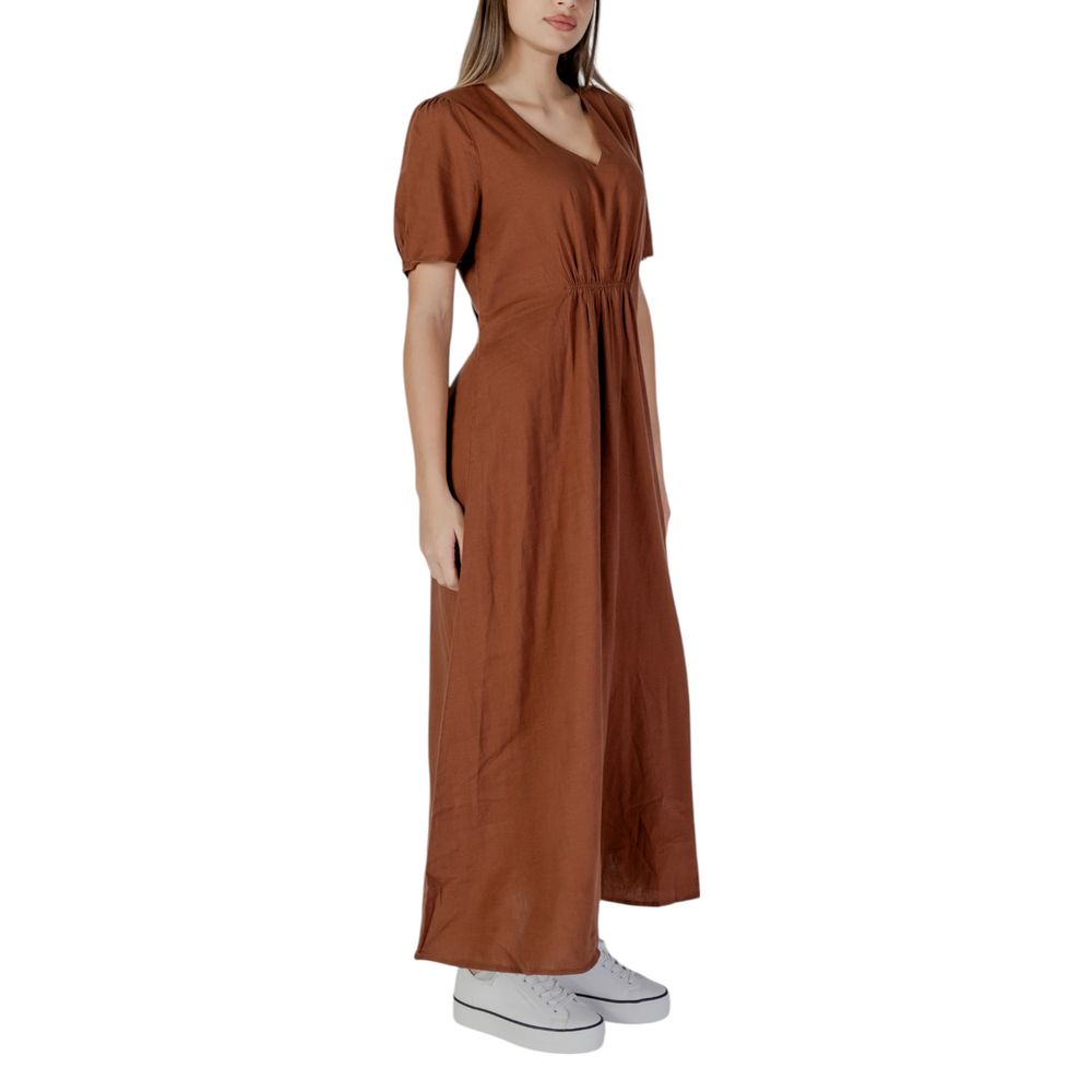 Brown Linen Long