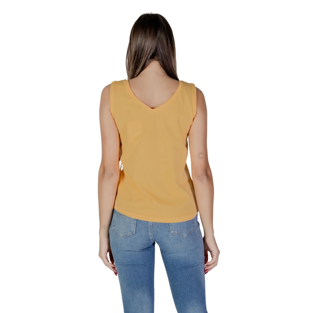 Yellow Cotton Tank Top