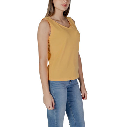 Yellow Cotton Tank Top