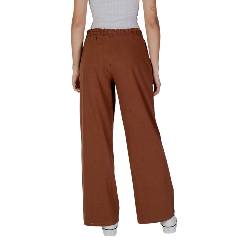 Brown Cotton Pant