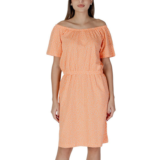 Orange Cotton Short