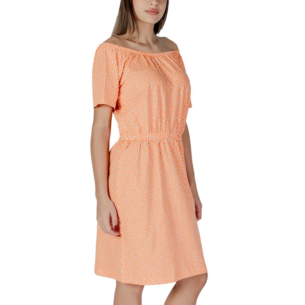 Orange Cotton Short