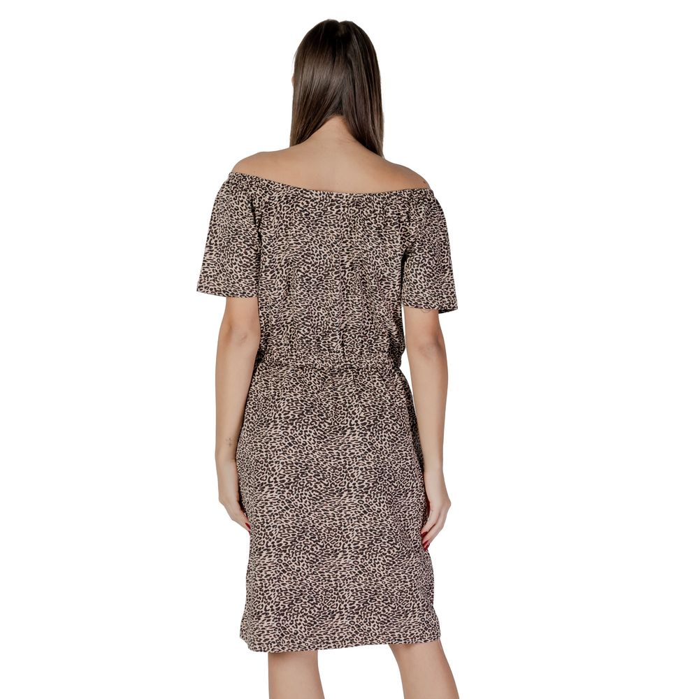 Beige Cotton Short