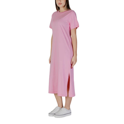 Multicolor Cotton Midi