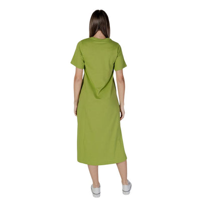 Green Cotton Midi