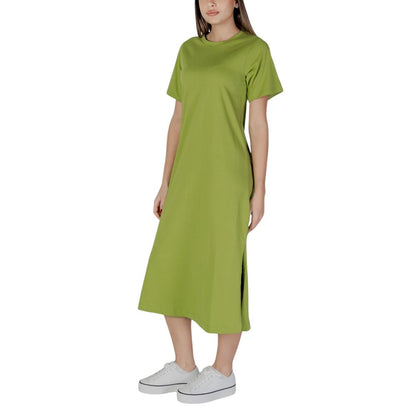 Green Cotton Midi