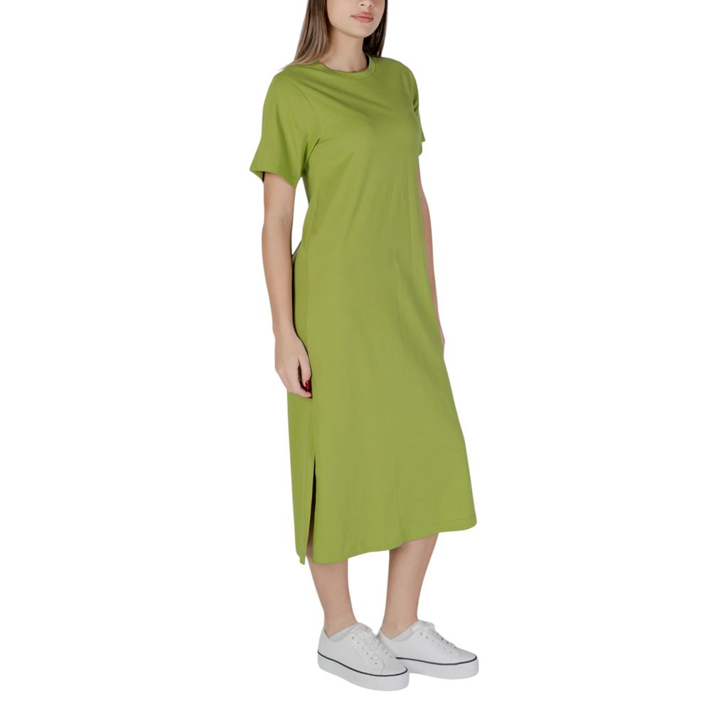Green Cotton Midi