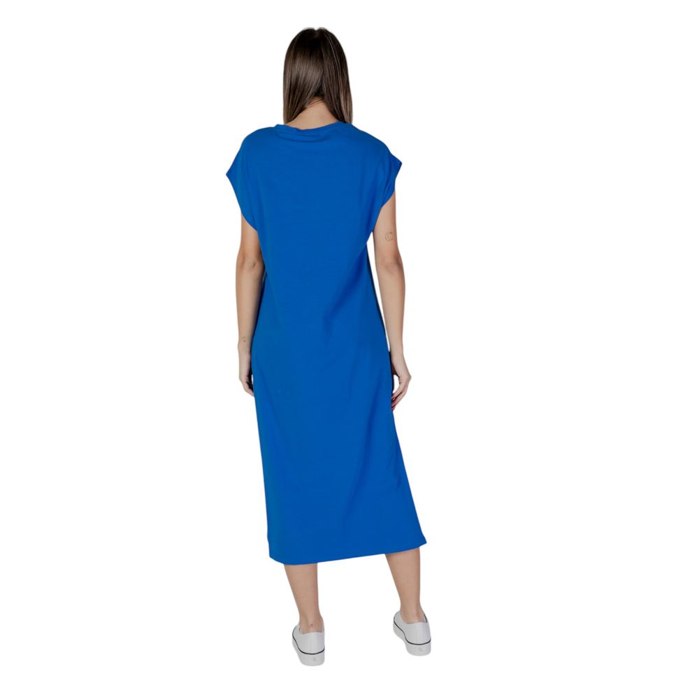 Blue Cotton Midi