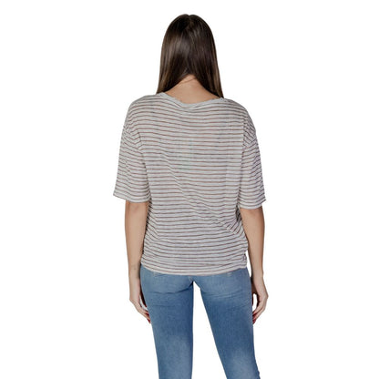 Brown Polyester T-Shirt