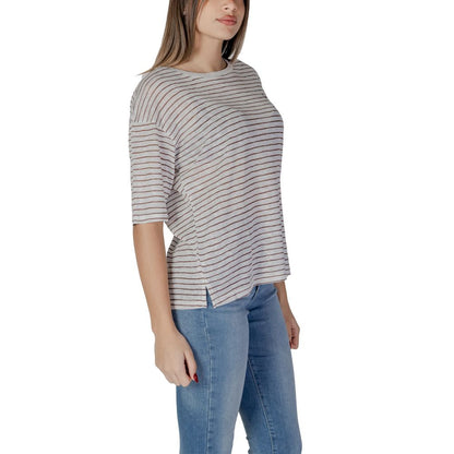 Brown Polyester T-Shirt