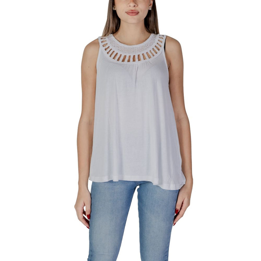 White Viscose Top