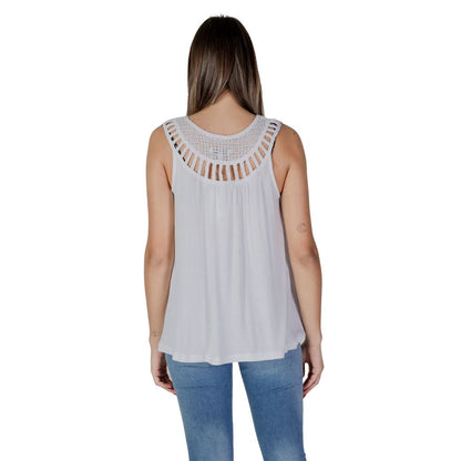 White Viscose Top