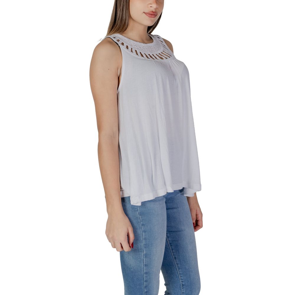 White Viscose Top