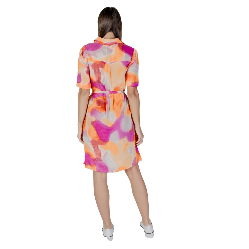 Orange Cotton Midi