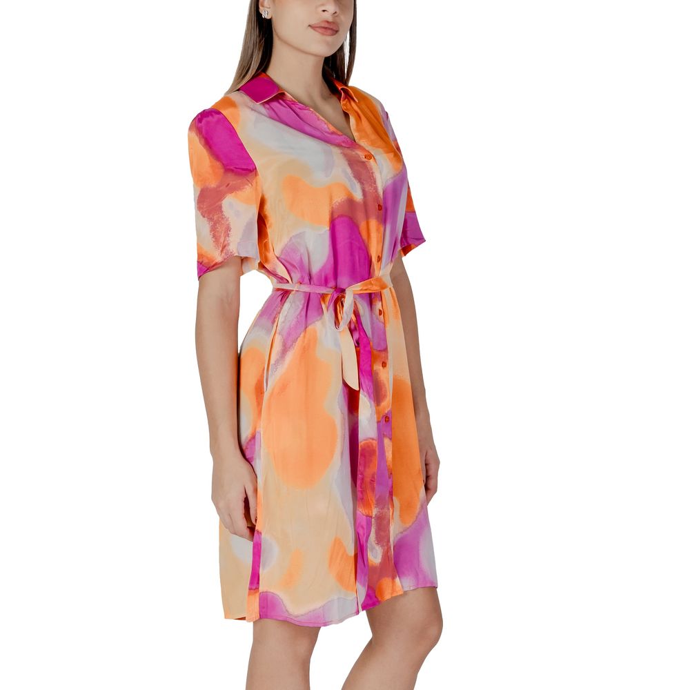 Orange Cotton Midi