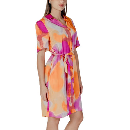 Orange Cotton Midi