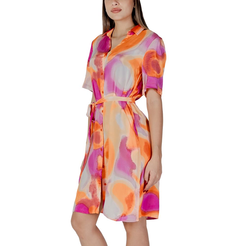 Orange Cotton Midi