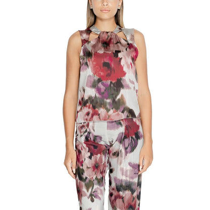 Bordeaux Polyester Tank Top