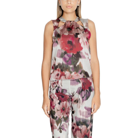 Bordeaux Polyester Tank Top