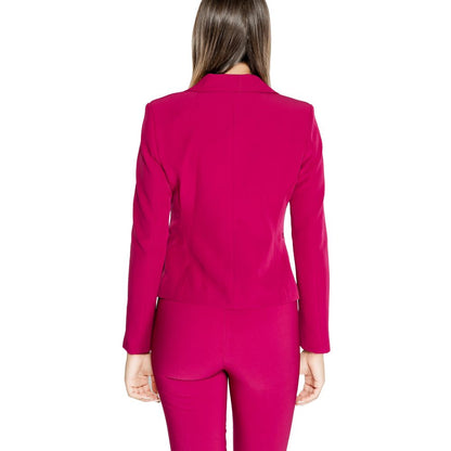 Bordeaux Polyester Blazer