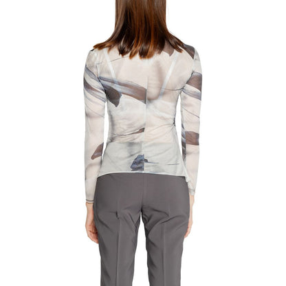 Gray Polyester Long Sleeve