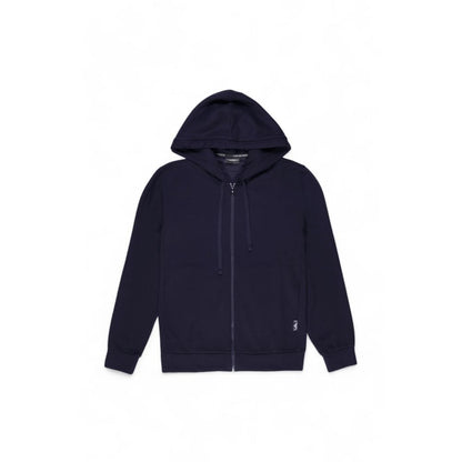 Blue Polyester Hoodie