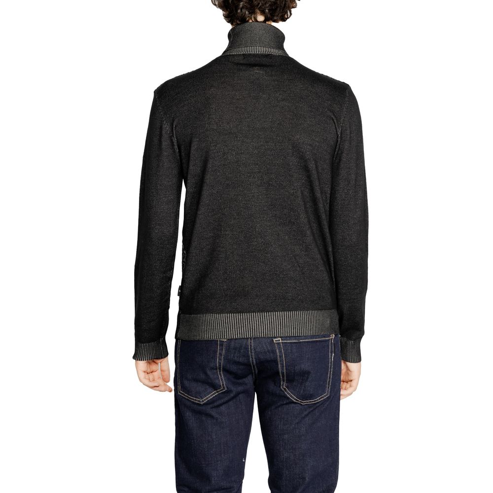 Black Viscose Turtleneck
