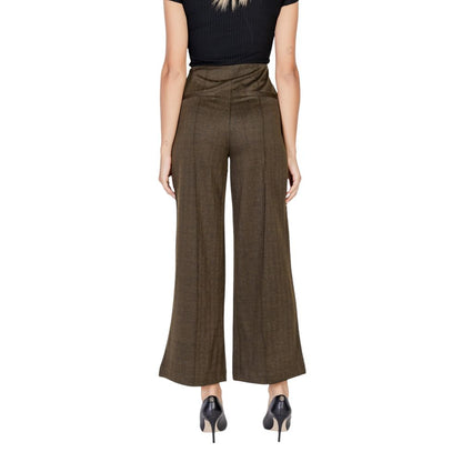 Green Polyester Pant