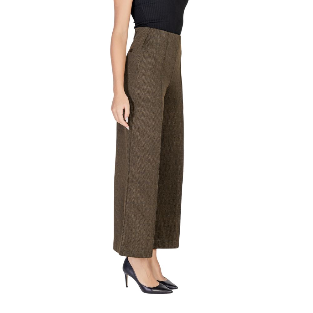 Green Polyester Pant