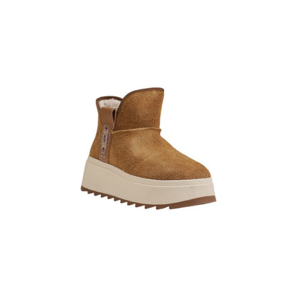 Brown Suede Leather Ankle