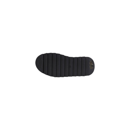 Black Suede Leather Ankle