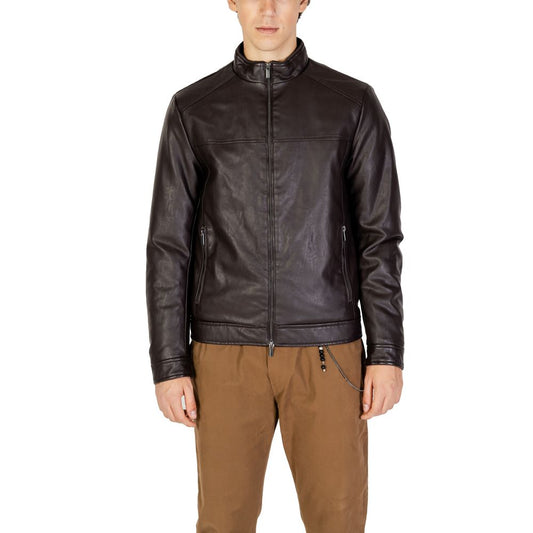 Brown Viscose Jackets & Coat