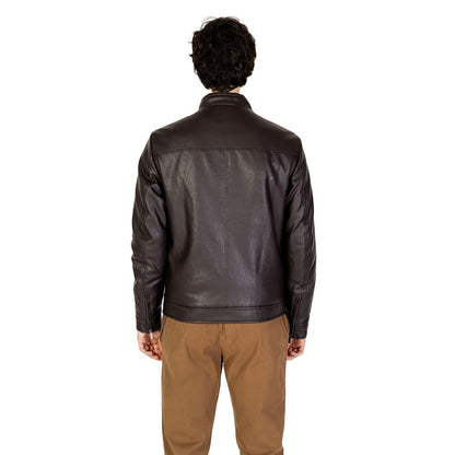 Brown Viscose Jackets & Coat