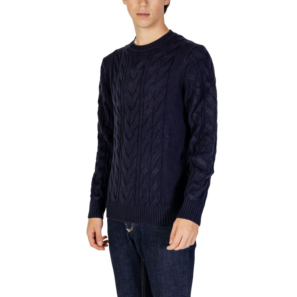 Blue Marabou Sweater