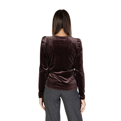 Brown Polyester Sportswear