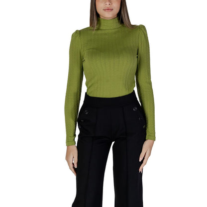 Green Polyester Long Sleeve