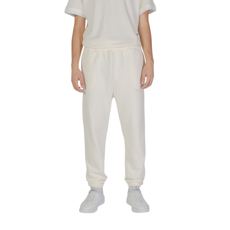 Cream Cotton Joggers Workout Pant