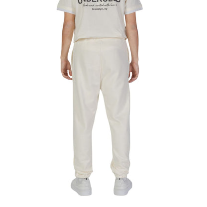 Cream Cotton Joggers Workout Pant